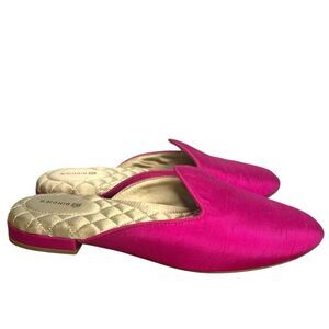 Birdies The Raven Satin Mule Womens 7.5M Pink